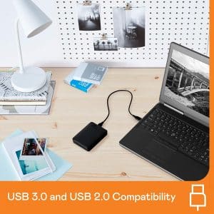 Western Digital WDBU6Y0020BBK Disque dur externe 2 TB USB 3.0